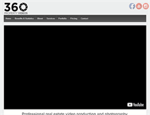 Tablet Screenshot of 360propertyvideos.com